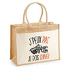 Sac Fête des Mères Mamie Famille Idée Cadeau anniversaire Noël Travail Boulot Métier Départ Retraite Collègue Femme cabas shopping plage Homme Papa Papi Pères Frère