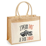 Sac Fête des Mères Mamie Famille Idée Cadeau anniversaire Noël Travail Boulot Métier Départ Retraite Collègue Femme cabas shopping plage Homme Papa Papi Pères Frère