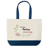 Sac de shopping bleu Monteuse d'exception