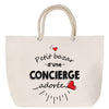 Sac Fête des Mères Mamie Famille Idée Cadeau anniversaire Noël Travail Boulot Métier Départ Retraite Collègue Femme cabas shopping plage