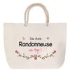 Sac Fête des Mères Mamie Famille Idée Cadeau anniversaire Noël Travail Boulot Métier Départ Retraite Collègue Femme cabas shopping plage