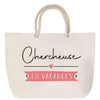 Sac Fête des Mères Mamie Famille Idée Cadeau anniversaire Noël Travail Boulot Métier Départ Retraite Collègue Femme cabas shopping plage