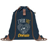 sac a dos bleu coton recycle avec pochette idee cadeau originale pour collegue ami prof ou membre de la famille cadeau mixte noel anniversaire secret santa ou depart au travail sac leger pratique et ecologique design breton moderne