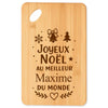 Planche à découper cadeau Noël famille amis papa maman mamie papi, idée cadeau apéro et cuisine, Secret Santa