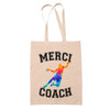 Noël cadeau de départ à la retraite cadeau de fin d'année scolaire idée cadeau cadeau de remerciement anniversaire coach sport sac cabas totebag sac jute