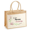 Sac Fête des Mères Mamie MAman Soeur Femme Famille Idée Cadeau anniversaire Noël Travail Boulot Métier Départ Retraite Collègue Femme cabas shopping plage