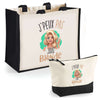 Cabas homme ou femme sac plage ou shopping tote bag pochette trousse Idée cadeau original pour anniversaire Noël travail départ retraite collègue famille fete des mères fetes des pères papa maman mamie papi
