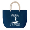 Sac de plage Bleu anse corde J'peux Pas Paddle