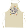 Cadeau Cuisinier cuisinière mère maman papa père mamie papi Vêtement Blouse de protection Barbecue Jardinage Tablier de Travail Tâches ménagères 