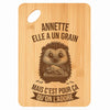 Planche bambou gravée personnalisée femme idée cadeau Fête des Mères apéro 30×20 prénom cuisine plateau fromage anniversaire noel maman mamie