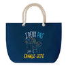 Sac de plage Bleu anse corde J'peux Pas Épaulé Jeté Haltérophilie