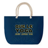 Sac de plage Bleu anse corde Yoga soit avec toi
