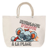 Sac Fête des Mères Mamie Famille Idée Cadeau anniversaire Noël Travail Boulot Métier Départ Retraite Collègue Femme cabas shopping plage