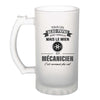 Chope de bière homme personnalisé idée cadeau homme Chope de bière original homme Chope de bière prénom cadeau noël anniversaire secret santa Verre à Bière pinte
