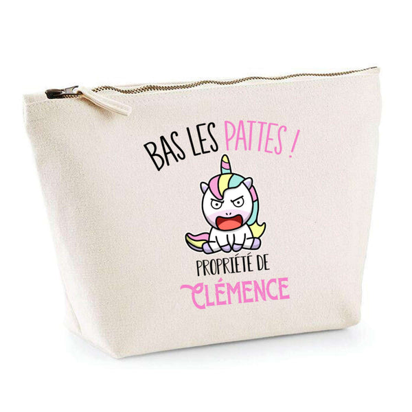 Trousse pochette de rangement maquillage Fête des Mères Mamie Famille Idée Cadeau anniversaire Noël Travail Boulot Métier Départ Retraite Collègue Femme