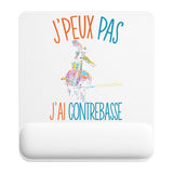 Tapis de souris ergonomique avec repose-poignet, accessoire bureau pour femme et homme, fête des pères, cadeau pas cher, idée cadeau fête des mères, secret santa, départ à la retraite, télétravail et gaming