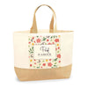 Sac Jute Fête des Mères Fêtes des Pères Mamie Papi Famille Idée Cadeau anniversaire Noël Travail Boulot Métier Départ Retraite Collègue Femme Homme