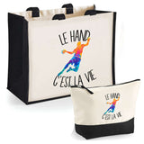 Cabas homme ou femme sac plage ou shopping tote bag pochette trousse Idée cadeau original pour anniversaire Noël travail départ retraite collègue famille fete des mères fetes des pères papa maman mamie papi
