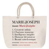 Sac Fête des Mères Mamie Famille Idée Cadeau anniversaire Noël Travail Boulot Métier Départ Retraite Collègue Femme cabas shopping plage