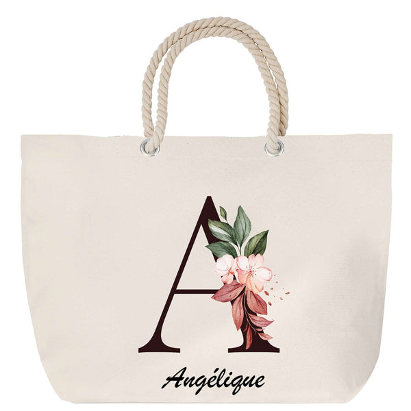 Sac Fête des Mères Mamie Famille Idée Cadeau anniversaire Noël Travail Boulot Métier Départ Retraite Collègue Femme cabas shopping plage