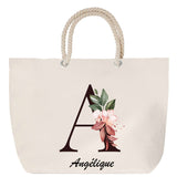 Sac Fête des Mères Mamie Famille Idée Cadeau anniversaire Noël Travail Boulot Métier Départ Retraite Collègue Femme cabas shopping plage