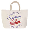 Sac Fête des Mères Mamie Famille Idée Cadeau anniversaire Noël Travail Boulot Métier Départ Retraite Collègue Femme cabas shopping plage