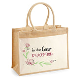 Sac Fête des Mères Mamie MAman Soeur Femme Famille Idée Cadeau anniversaire Noël Travail Boulot Métier Départ Retraite Collègue Femme cabas shopping plage