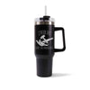 Mug isotherme Noir Saut en Parachute J'peux pas