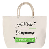 Sac Fête des Mères Mamie Famille Idée Cadeau anniversaire Noël Travail Boulot Métier Départ Retraite Collègue Femme cabas shopping plage