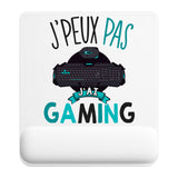 Tapis de souris ergonomique avec repose-poignet, accessoire bureau pour femme et homme, fête des pères, cadeau pas cher, idée cadeau fête des mères, secret santa, départ à la retraite, télétravail et gaming