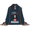 sac a dos bleu coton recycle avec pochette idee cadeau originale pour collegue ami prof ou membre de la famille cadeau mixte noel anniversaire secret santa ou depart au travail sac leger pratique et ecologique design breton moderne