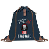 sac a dos bleu coton recycle avec pochette idee cadeau originale pour collegue ami prof ou membre de la famille cadeau mixte noel anniversaire secret santa ou depart au travail sac leger pratique et ecologique design breton moderne