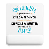 Tapis de souris ergonomique avec repose-poignet, accessoire bureau pour femme et homme, fête des pères, cadeau pas cher, idée cadeau fête des mères, secret santa, départ à la retraite, télétravail et gaming