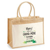 Sac Fête des Mères Mamie MAman Soeur Femme Famille Idée Cadeau anniversaire Noël Travail Boulot Métier Départ Retraite Collègue Femme cabas shopping plage
