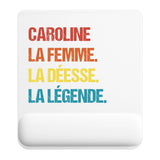 Tapis de souris ergonomique avec repose-poignet, accessoire bureau pour femme et homme, fête des pères, cadeau pas cher, idée cadeau fête des mères, secret santa, départ à la retraite, télétravail et gaming