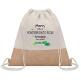 Sac Fête des Pères Papi Papa Cadeau anniversaire Noël Travail Boulot Métier Départ Retraite Collègue Homme cabas shopping plage