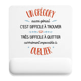 Tapis de souris ergonomique avec repose-poignet, accessoire bureau pour femme et homme, fête des pères, cadeau pas cher, idée cadeau fête des mères, secret santa, départ à la retraite, télétravail et gaming