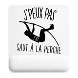 Tapis de souris ergonomique avec repose-poignet, accessoire bureau pour femme et homme, fête des pères, cadeau pas cher, idée cadeau fête des mères, secret santa, départ à la retraite, télétravail et gaming