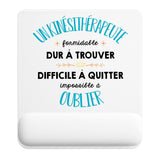 Tapis de souris ergonomique avec repose-poignet, accessoire bureau pour femme et homme, fête des pères, cadeau pas cher, idée cadeau fête des mères, secret santa, départ à la retraite, télétravail et gaming