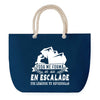 Sac de plage Bleu anse corde Escalade Légende Humour Geek