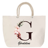 Sac Fête des Mères Mamie Famille Idée Cadeau anniversaire Noël Travail Boulot Métier Départ Retraite Collègue Femme cabas shopping plage