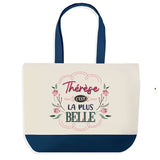 Sac Fête des Mères Mamie Famille Idée Cadeau anniversaire Noël Travail Boulot Métier Départ Retraite Collègue Femme cabas shopping plage