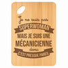 Planche bambou gravée personnalisée femme idée cadeau Fête des Mères apéro 30×20 prénom cuisine plateau fromage anniversaire noel maman mamie