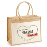 Sac Fête des Mères Mamie MAman Soeur Femme Famille Idée Cadeau anniversaire Noël Travail Boulot Métier Départ Retraite Collègue Femme cabas shopping plage