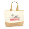 Sac Jute Fête des Mères Fêtes des Pères Mamie Papi Famille Idée Cadeau anniversaire Noël Travail Boulot Métier Départ Retraite Collègue Femme Homme