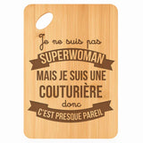 Planche bambou gravée personnalisée femme idée cadeau Fête des Mères apéro 30×20 prénom cuisine plateau fromage anniversaire noel maman mamie