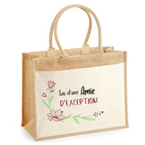 Sac Fête des Mères Mamie MAman Soeur Femme Famille Idée Cadeau anniversaire Noël Travail Boulot Métier Départ Retraite Collègue Femme cabas shopping plage