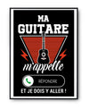 Affiche Guitare m'appelle