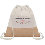 Sac Fête des Mères Mamie Maman Cadeau anniversaire Noël Travail Métier Départ Retraite Collègue Femme cabas shopping plage