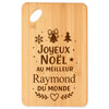 Planche à découper cadeau Noël famille amis papa maman mamie papi, idée cadeau apéro et cuisine, Secret Santa